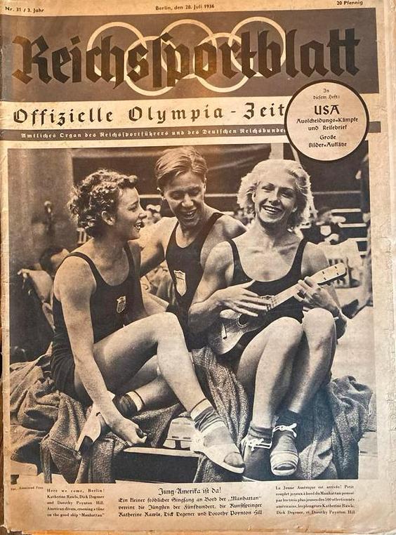 Reichs sportblad 1936, Verzenden, 1920 tot 1940, Krant