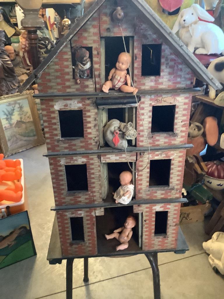 Poppenhuis uit 1890 !, Antiek en Kunst, Ophalen
