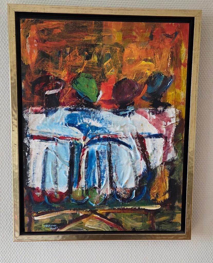 2 Anusa Salanje schilderijen, Antiek en Kunst, Ophalen