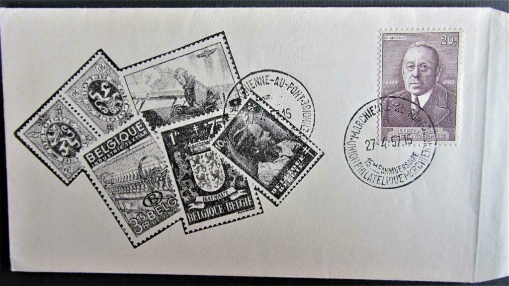 FDC- BEKENDE PERSONEN- ANSEELE., Timbres & Monnaies, Enlèvement ou Envoi, Affranchi, Autres thèmes
