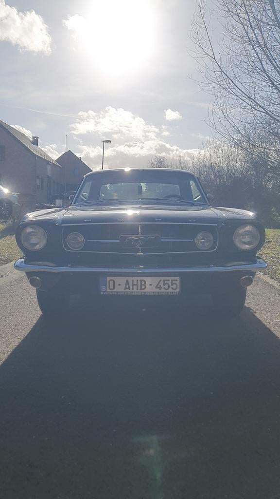 1965 FORD MUSTANG V8 TE KOOP, 4 zetels, Achterwielaandrijving, Zwart, Leder
