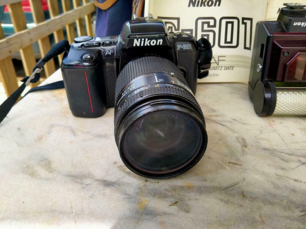 Nikon 601 AF Fototoestel analoog +flitser en toebehoren, Audio, Tv en Foto, Ophalen of Verzenden, Gebruikt, Spiegelreflex, Nikon