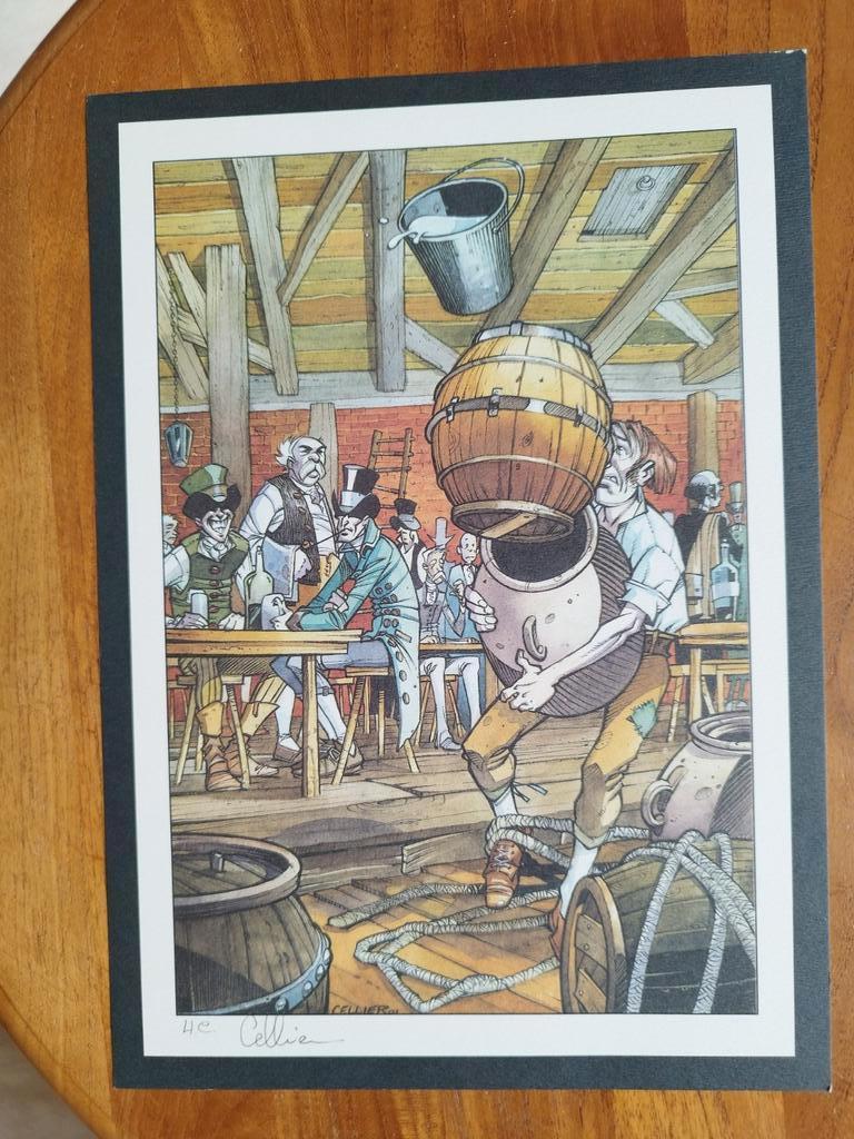 ex-libris Cellier 2001 Le maître du hasard - HC, Une BD, Enlèvement ou Envoi, Comme neuf