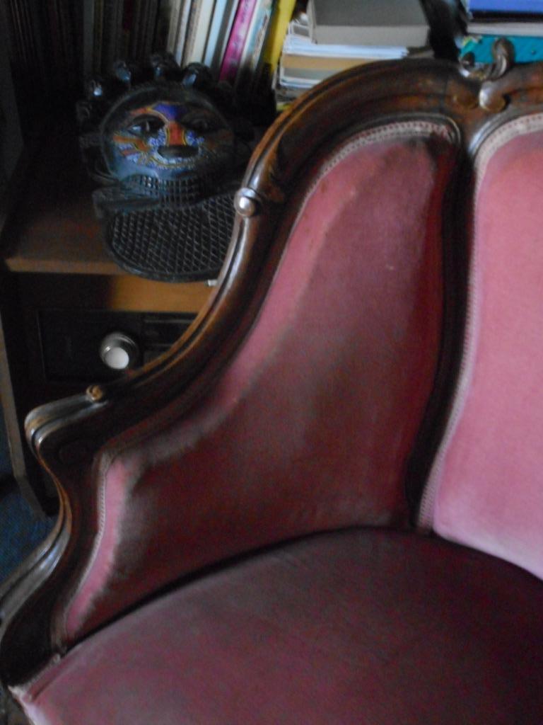 2 antieke bergère zetels, Ophalen