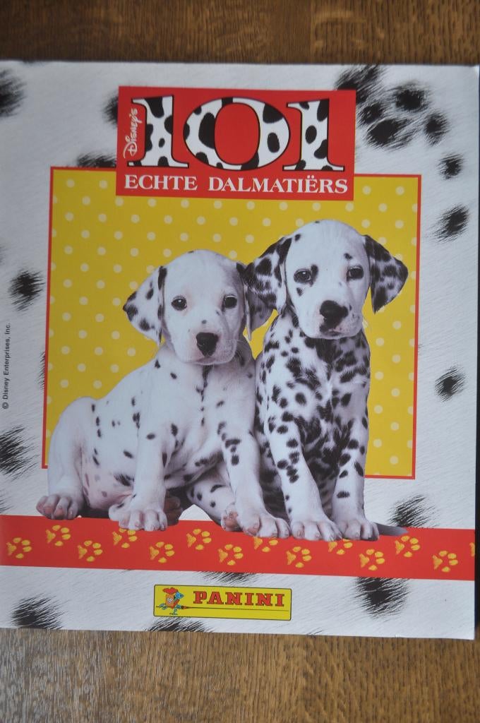 PANINI LEEG ALBUM + ALLE 204 STICKERS DE 101 DALMATIERS, Ophalen of Verzenden, Zo goed als nieuw, Meerdere stickers