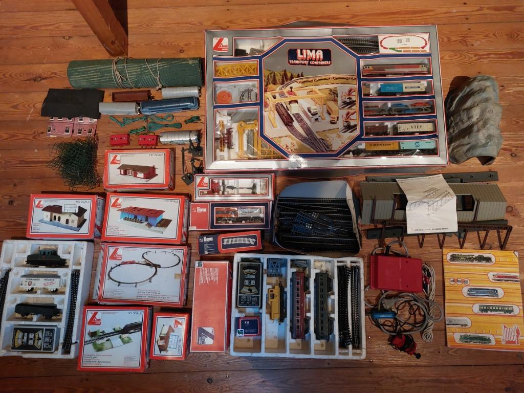 Lot Lima HO treinen en accessoires, Hobby en Vrije tijd, Modeltreinen | H0, Ophalen, Gebruikt, Lima