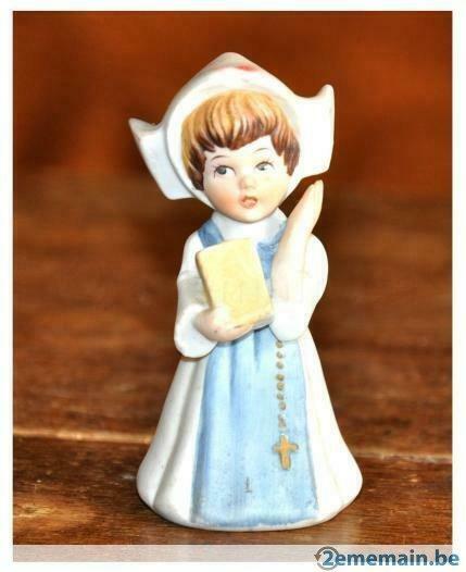 statuette religieuse en biscuit, Enlèvement ou Envoi