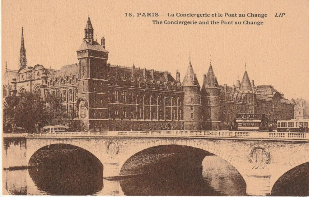 PARIS   LA CONCIERGERIE ET LE PONT AU CHANGE   CPA, Ophalen of Verzenden, Ongelopen, Frankrijk