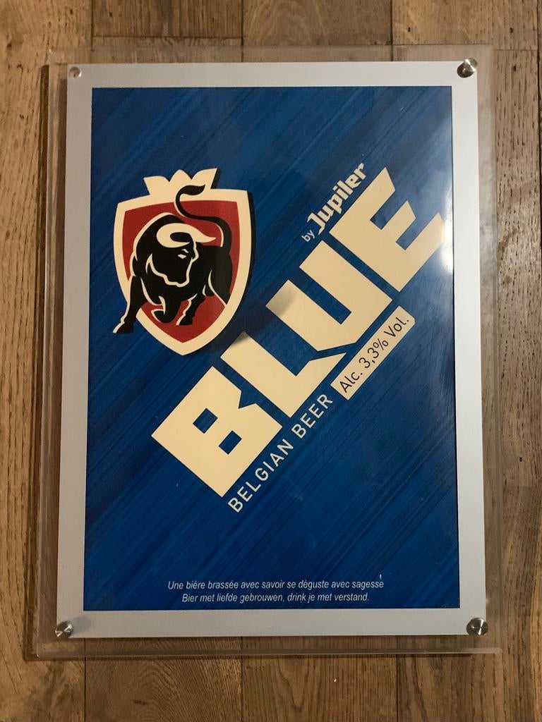 Cadre lumineux Jupiler Blue 48x36cm, Collections, Marques & Objets publicitaires, Enlèvement ou Envoi, Comme neuf