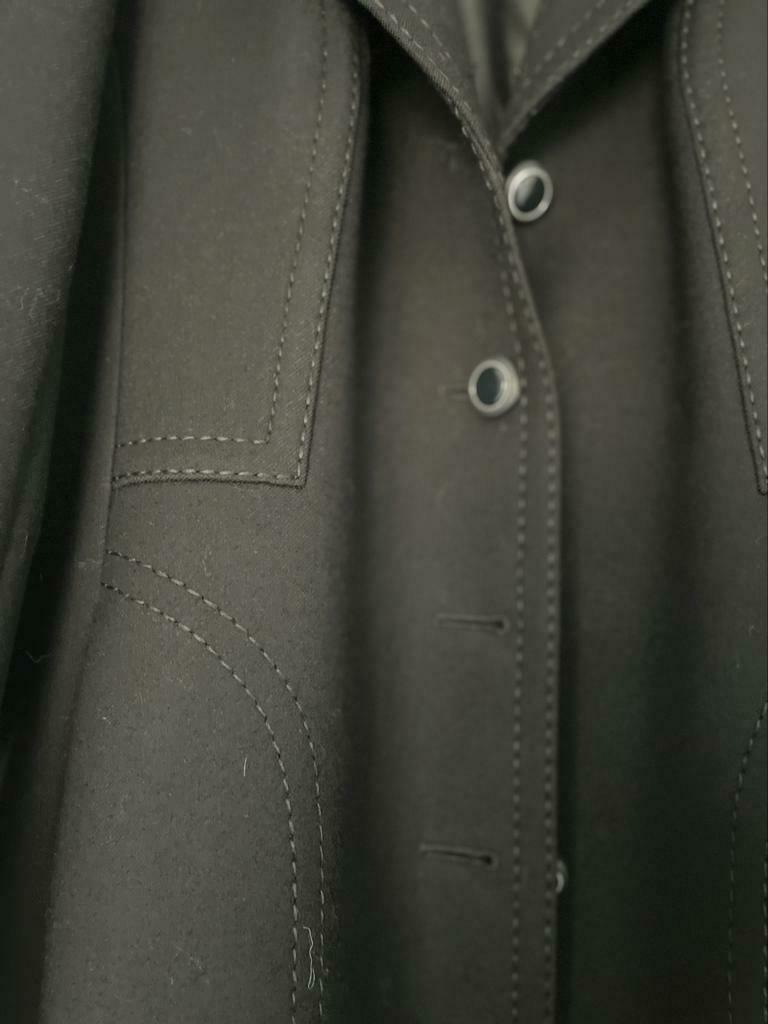 Mooie vintage zwarte mantel maat 40, Kleding | Dames, Ophalen, Zo goed als nieuw, Maat 38/40 (M), Zwart