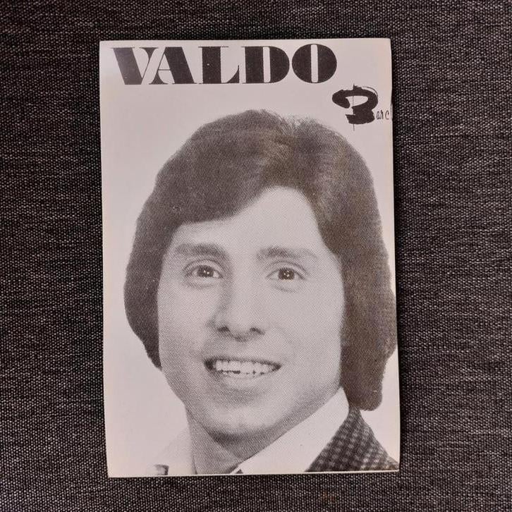 Fotokaart zanger Valdo, Verzamelen, Ophalen of Verzenden