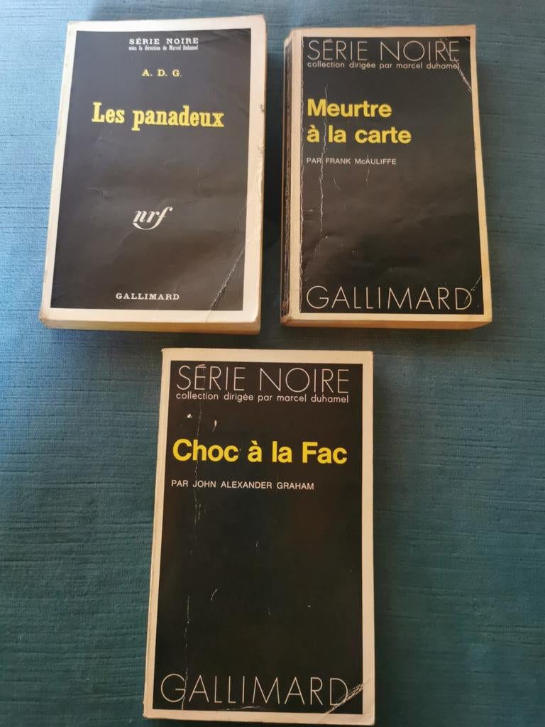 3 poches Série Noire, Livres, Enlèvement ou Envoi, Utilisé