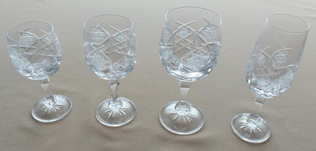 Kristallen glazen "Bayel", Antiek en Kunst, Ophalen
