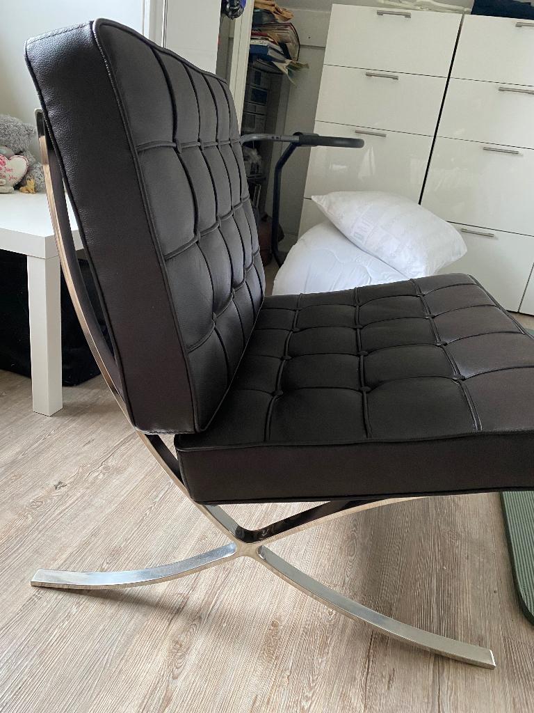 Beau canapé et chaise longue, Maison & Meubles, Banc droit, Enlèvement, Cuir, Une personne