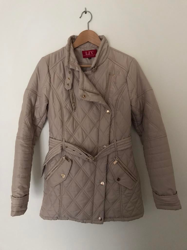 Jas LIV collection beige maat 36 ( S ), Ophalen of Verzenden, Maat 36 (S), Beige