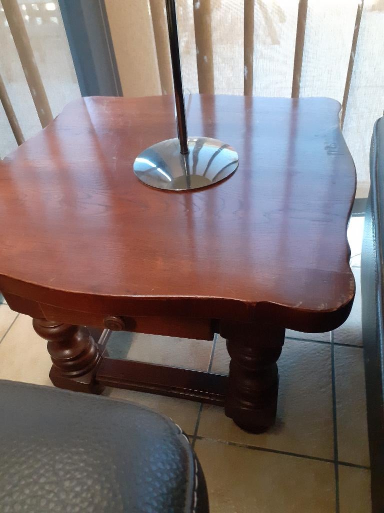 bijzettafel, Gebruikt, Vierkant, 55 tot 75 cm, Hout