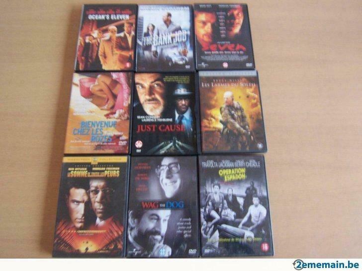 Lot de 9 DVD : action et aventures, Ophalen of Verzenden, Zo goed als nieuw, Actie