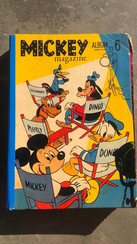 Mickey magazine album n 6 (1953), Boeken, Ophalen of Verzenden, Gelezen