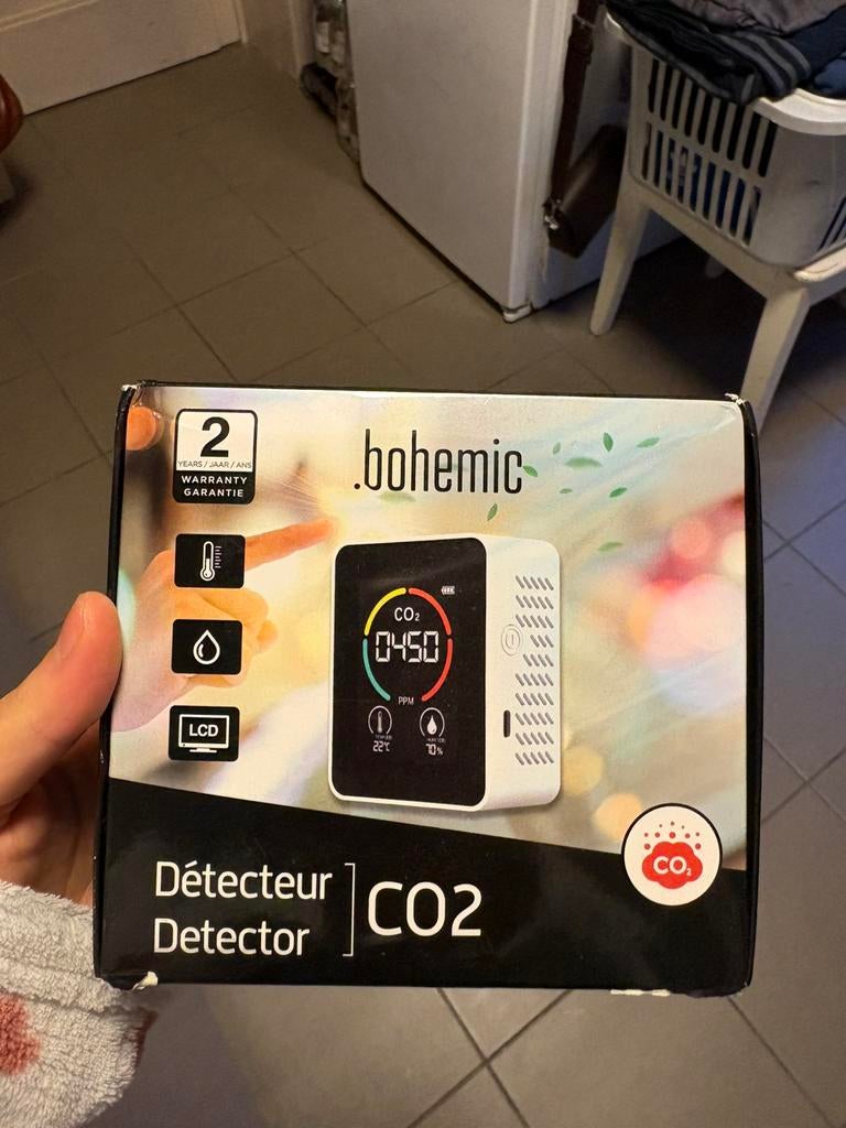 Détecteur CO2, Enlèvement ou Envoi, Neuf