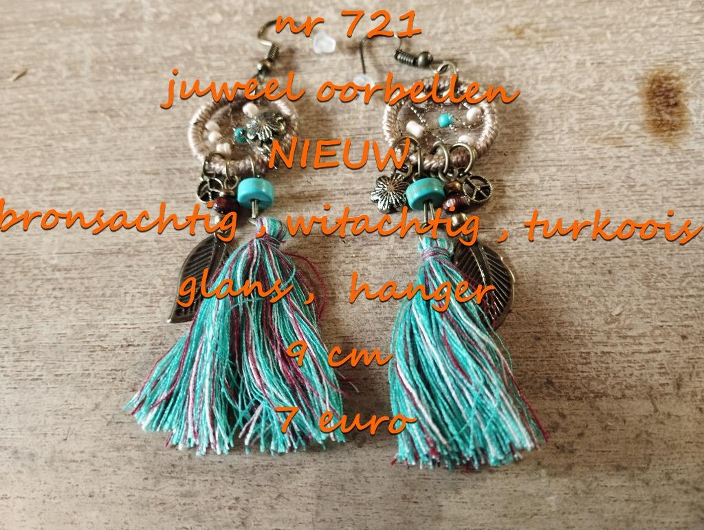 721. Bijou : boucles d'oreilles, NEUF, frais de port inclus, Bijoux, Sacs & Beauté, Boucles d'oreilles, Neuf, Autres matériaux
