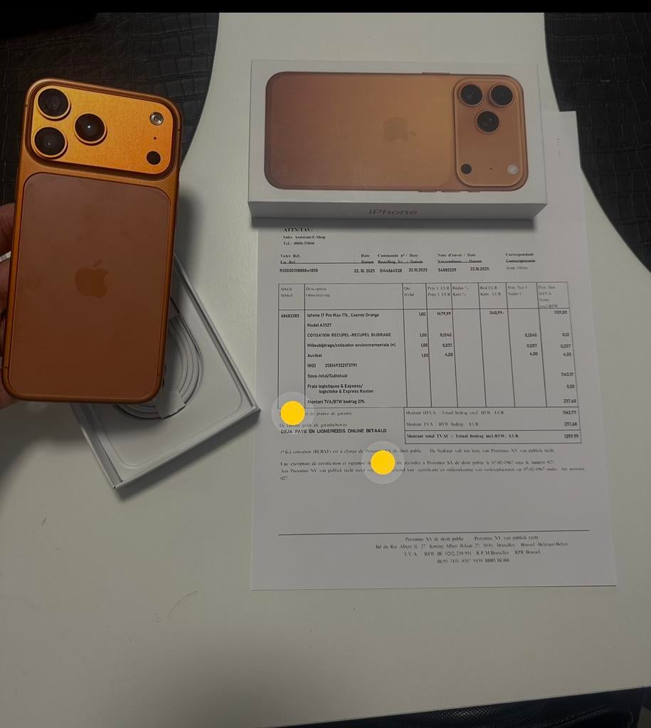 Iphone 17 pro max, Télécoms, Enlèvement, Comme neuf