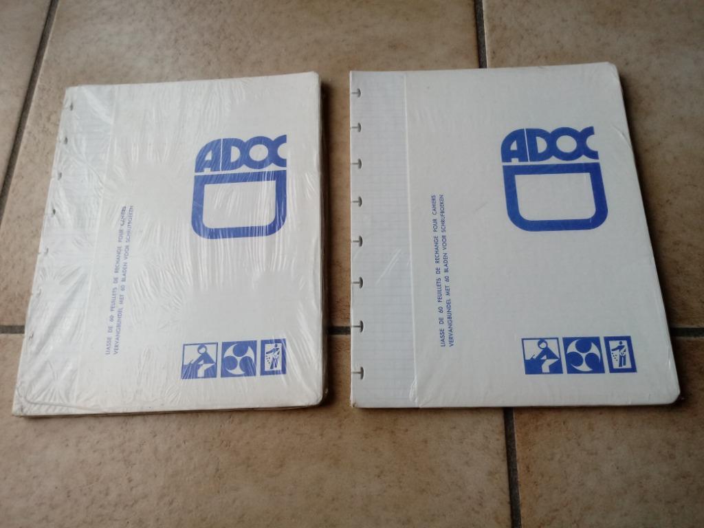 Papier quadrillé pour cahier atoma, 2x 60 pp. - 16,5 par 21, Enlèvement ou Envoi, Neuf