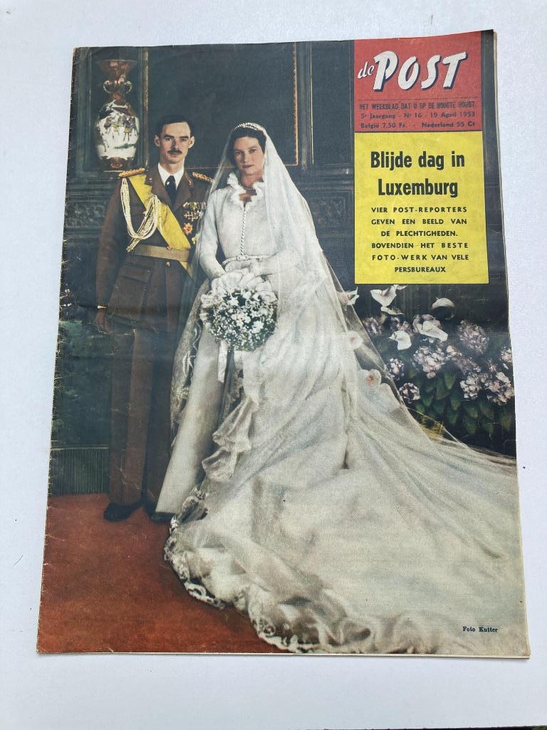De Post nr 16 1953 : Flandria, Sabena, Tijl Uilenspiegel, Ophalen of Verzenden, 1940 tot 1960, Tijdschrift