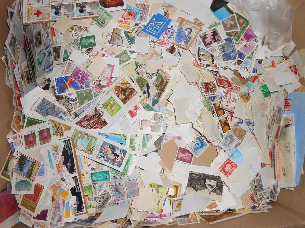 Paquet de timbres étrangers, Enlèvement ou Envoi