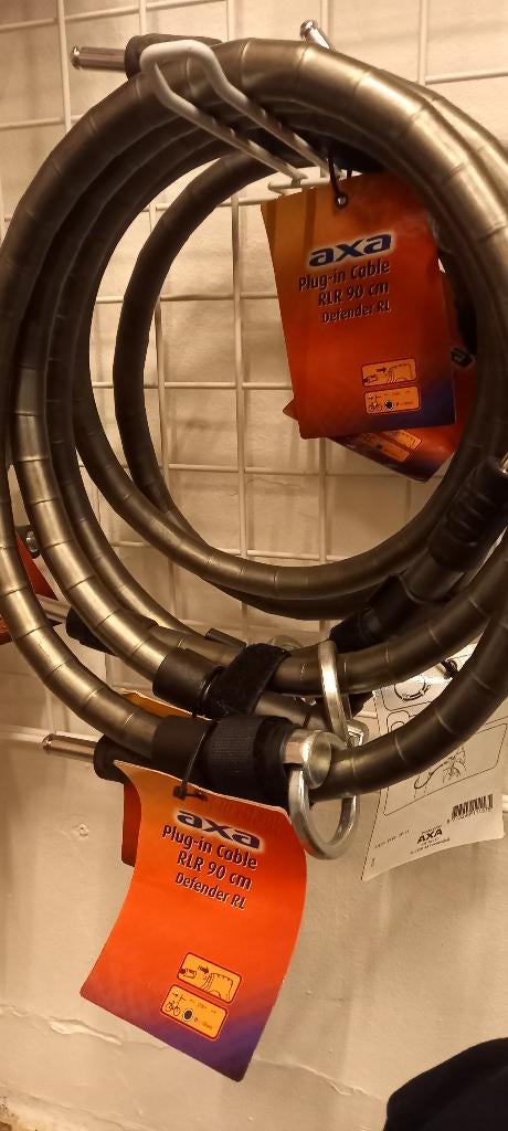 Axa Insteekketting 90cm  - werkt met Axa Defender, Ophalen, Ringslot