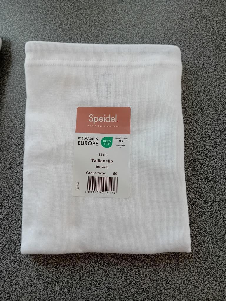 Tailleslip Speidel in katoen - maat 50 - 4 stuks - nieuw, Enlèvement ou Envoi, Blanc, Slip