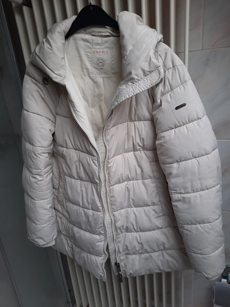 Esprit winterjas dames maat L ecru, Overige kleuren, Maat 42/44 (L), Ophalen of Verzenden, Gedragen