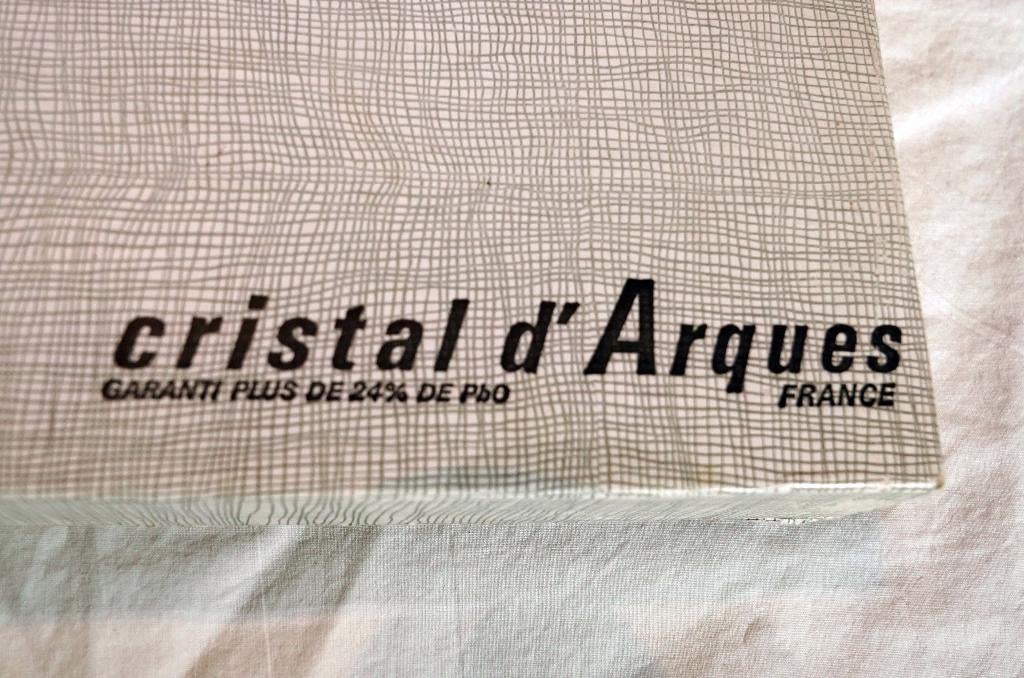 Service de 4 raviers en cristal d'Arques, Enlèvement ou Envoi