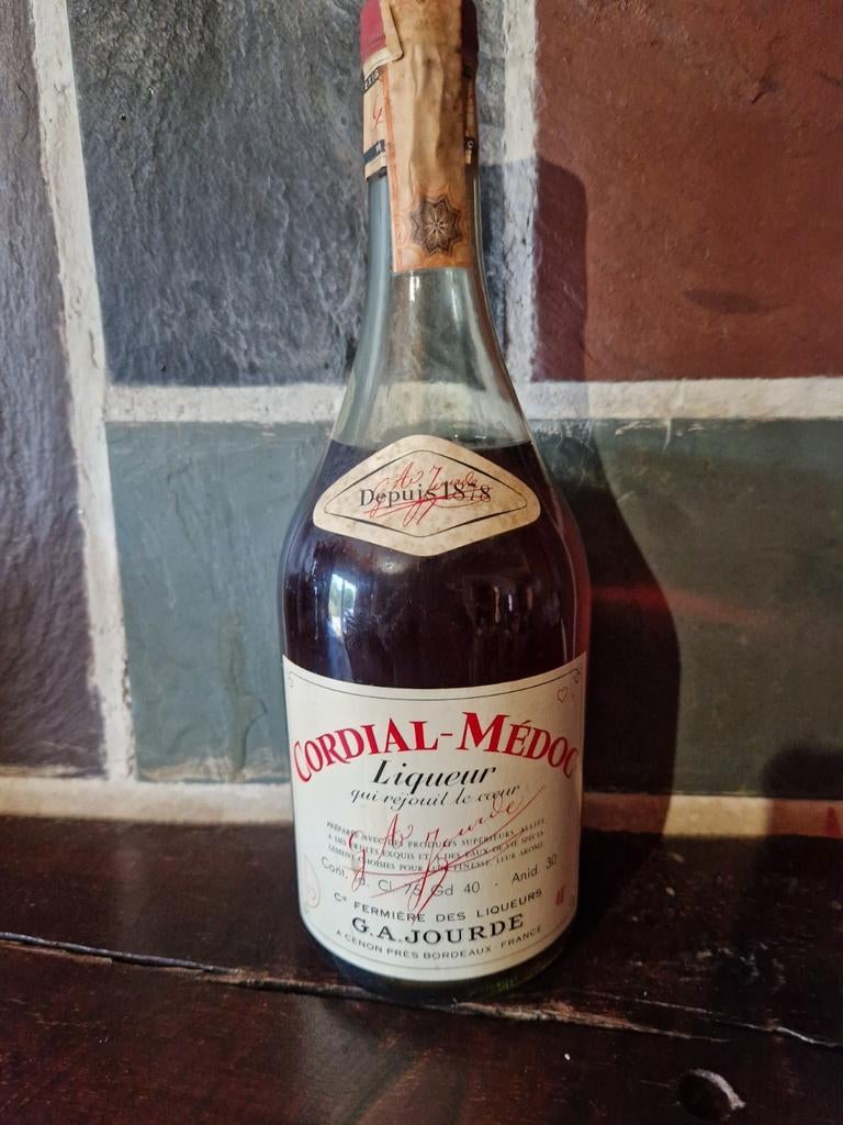 Liqueur Cordial Médoc  1970, Collections, Vins, Neuf, Enlèvement ou Envoi