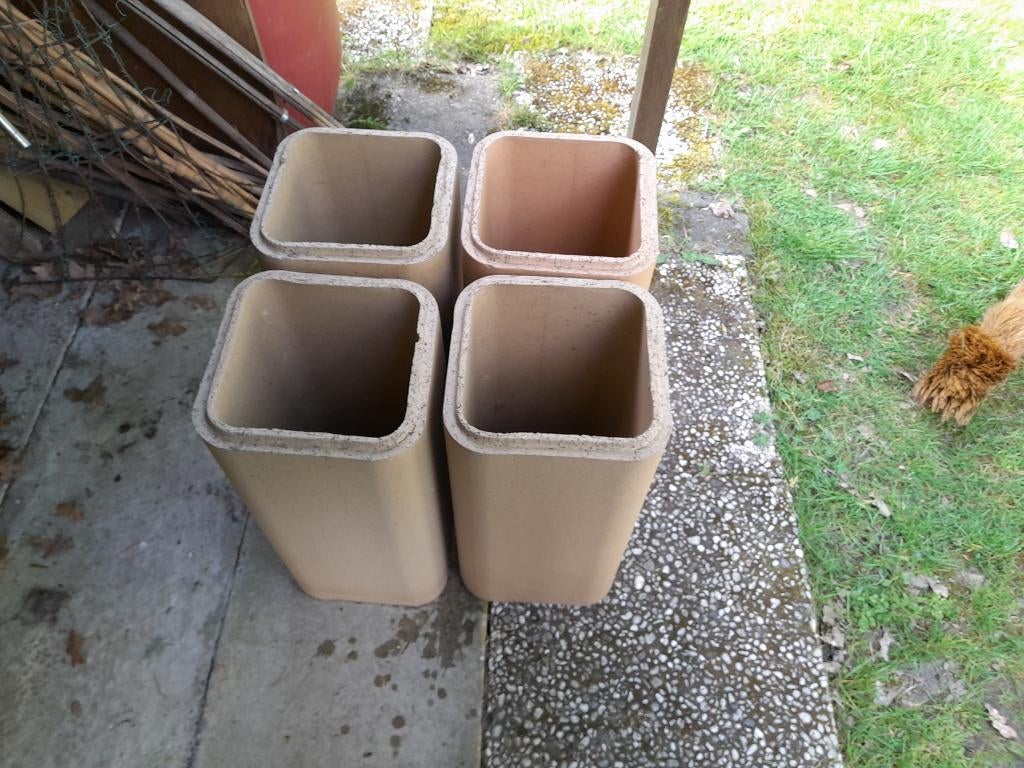 Vuurvaste schouwpotten 20x20cm binnenmaat, Doe-het-zelf en Bouw, Ophalen, Nieuw, Overige typen