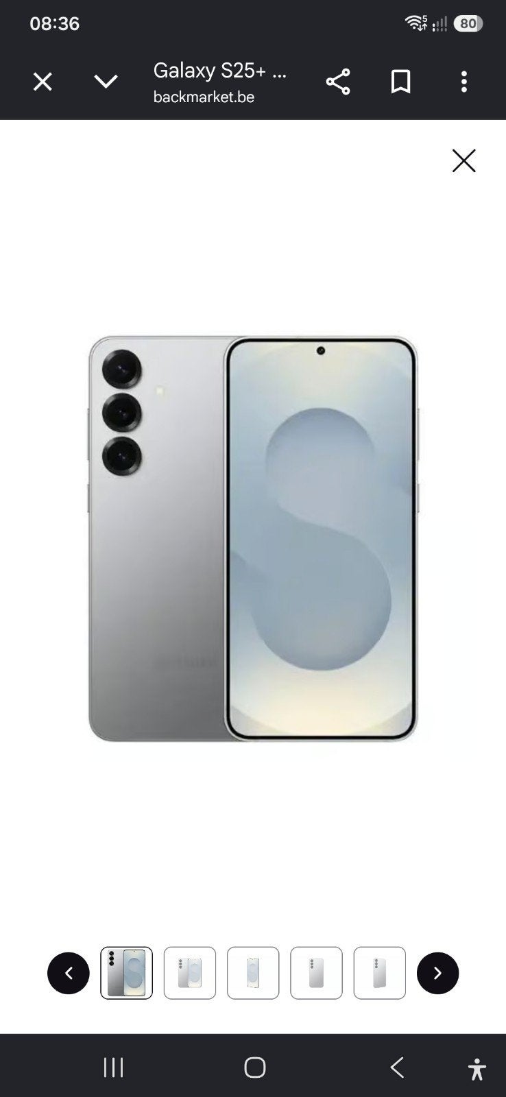 Samsung Galaxy S25+ 512 giga, Télécoms, Téléphonie mobile | Accessoires & Pièces, Enlèvement ou Envoi, Comme neuf, Protection