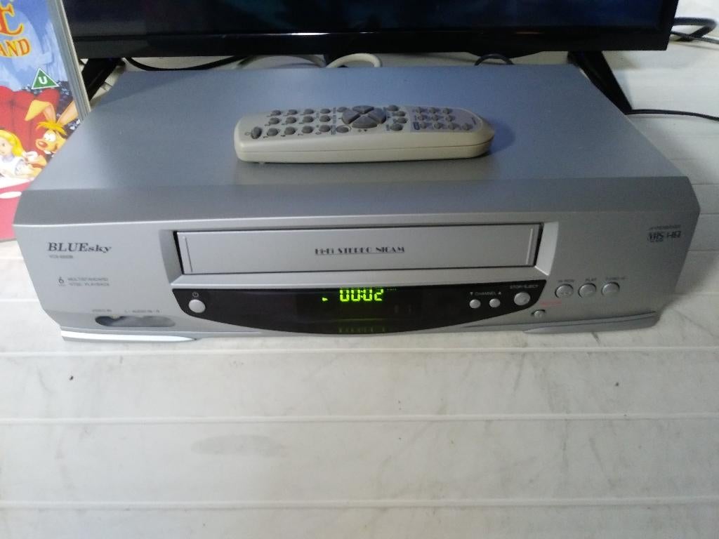 BlueSky VCS-6000B, stéréo HiFi, enregistreur vidéo à 6 têtes, Enlèvement ou Envoi, Comme neuf, Lecteur ou enregistreur VHS