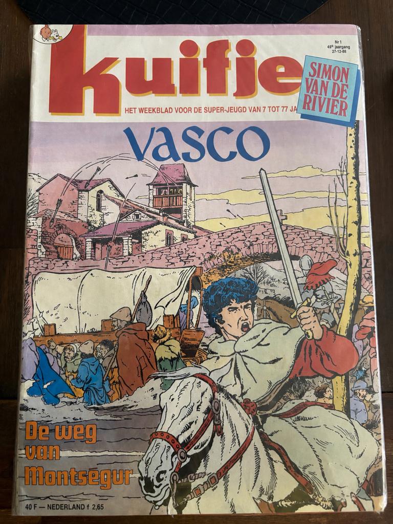 Kuifje weekblad 1 ste helft 1989, 26 stuks, Ophalen, Zo goed als nieuw