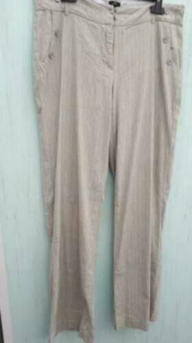 heel mooie pantalon broek taille40 ontwerpster ChrisJanssens, Ophalen, Beige