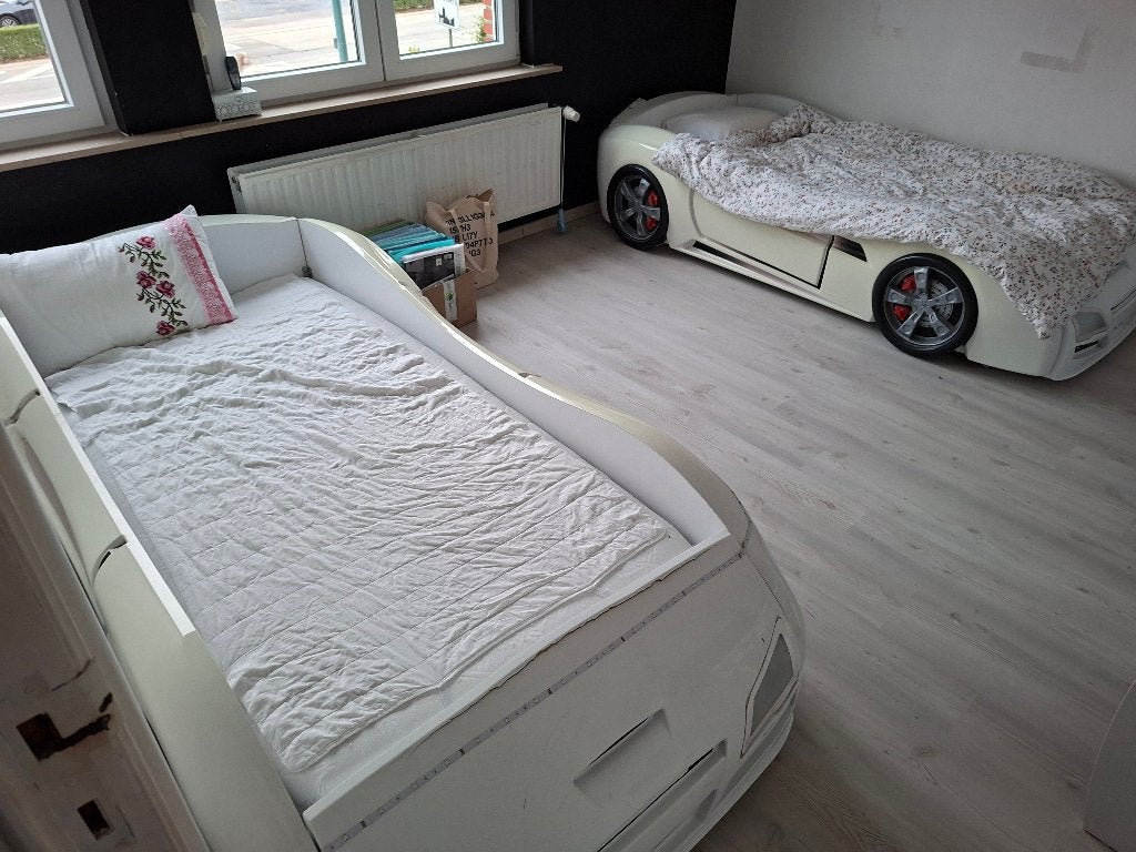 SUPERBE CHAMBRE À COUCHER ENSEMBLE COMPLET – STYLE VOITUR, Enlèvement, Utilisé, Garçon