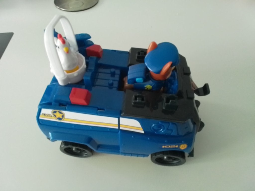 Paw patrol rise & rescue transformerend voertuig, Ophalen, Zo goed als nieuw