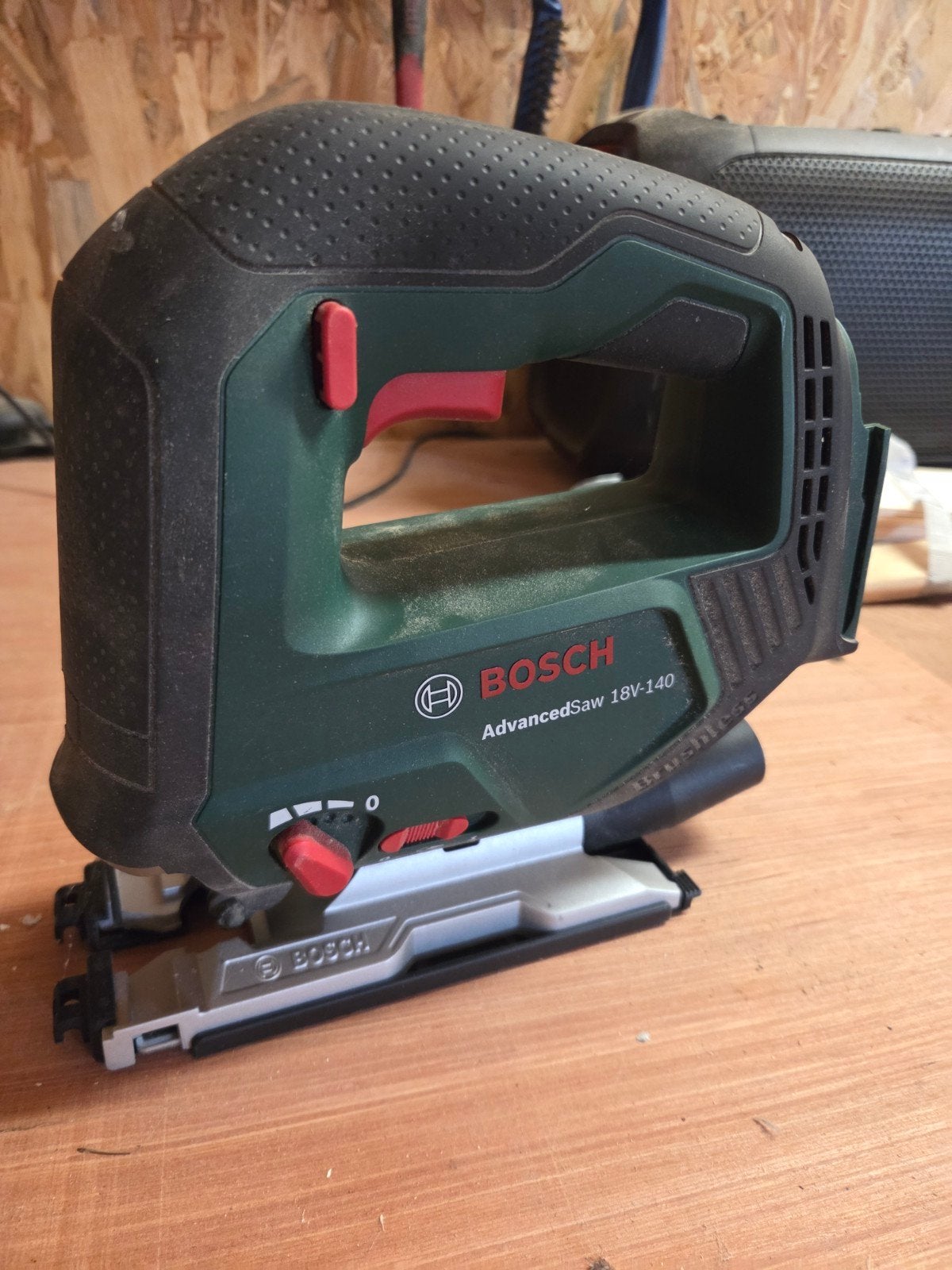 Bosch decoupeerzaag 18V, Doe-het-zelf en Bouw, Gereedschap | Zaagmachines, Ophalen, Zo goed als nieuw, Decoupeerzaag, Bosch groen