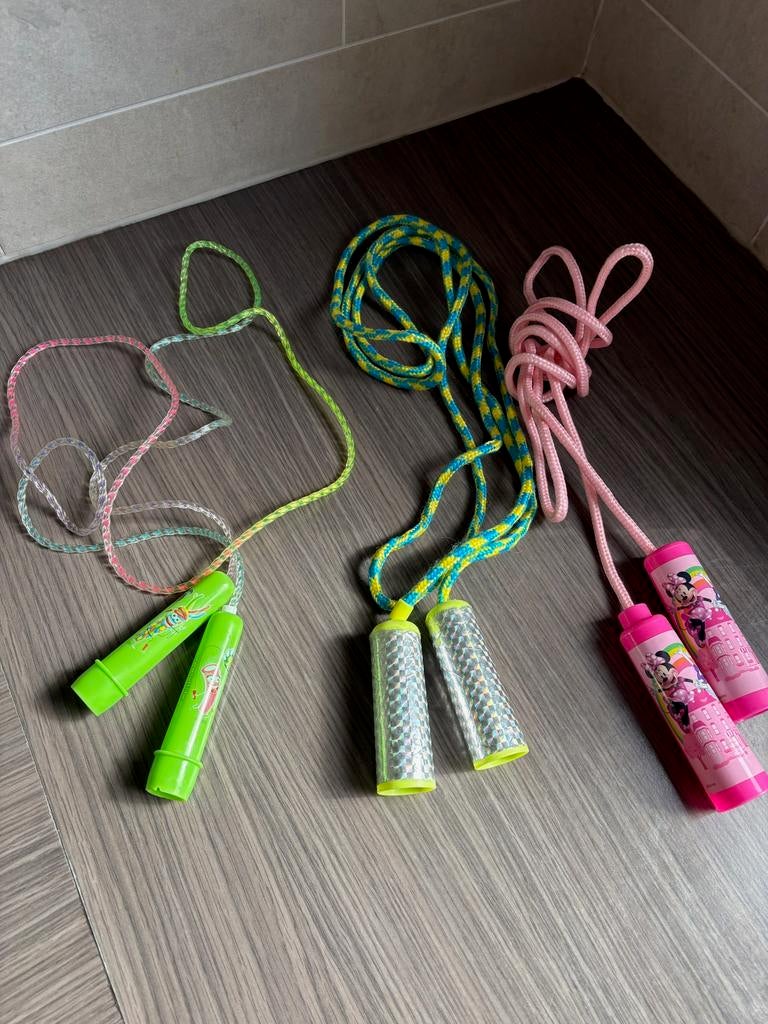 Set van 3 springtouwen, Sport en Fitness, Springtouwen, Ophalen, Zo goed als nieuw