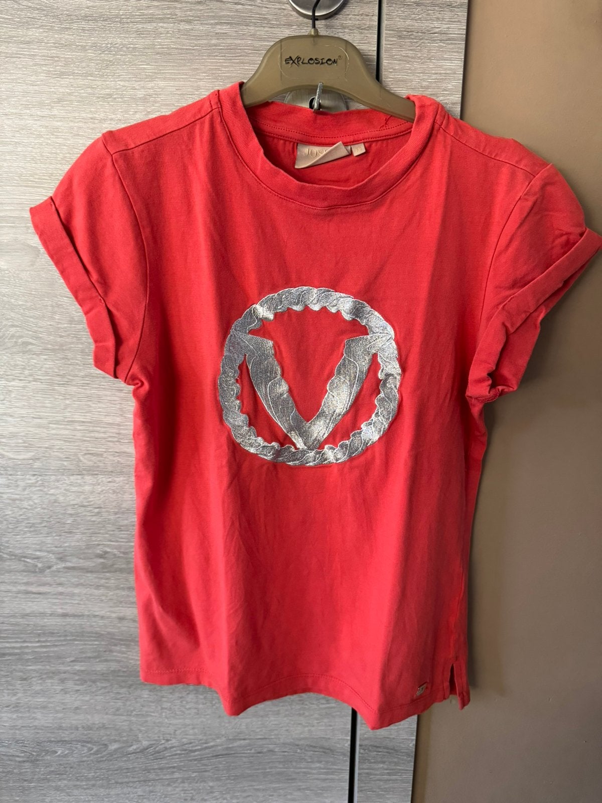 Josh V t-shirt maat Xs, Kleding | Dames, Ophalen, Oranje, Korte mouw, Maat 34 (XS) of kleiner