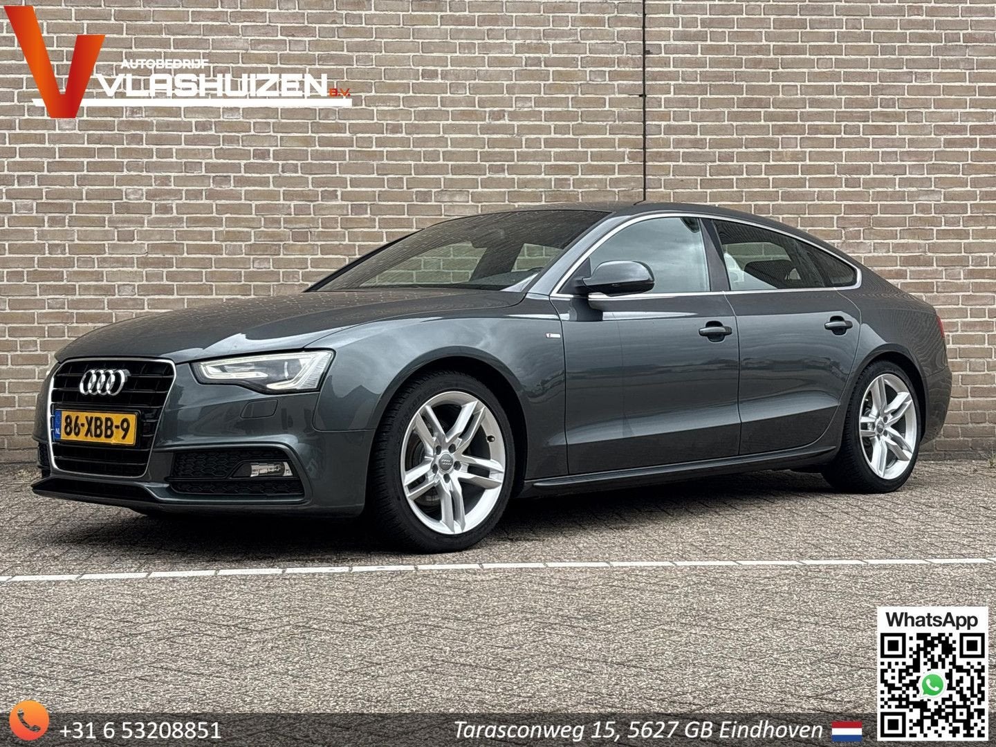 Audi A5 Sportback 1.8 TFSI Pro Line S | Leder | Climate | Cr, Autos, Audi, Argent ou Gris, Achat, Entreprise, Boîte manuelle