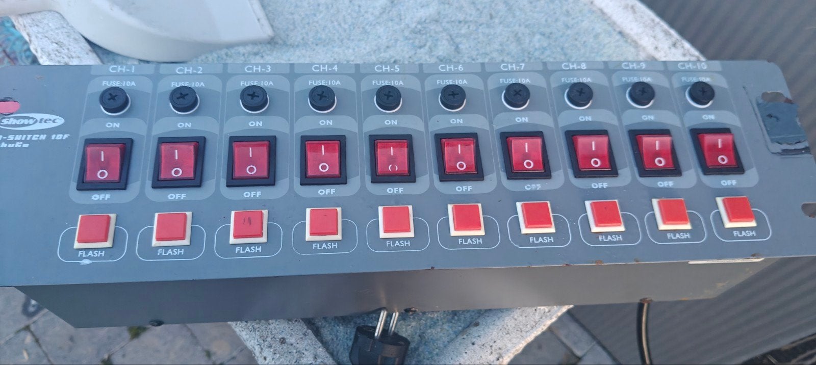 showtec dj switch 10 f