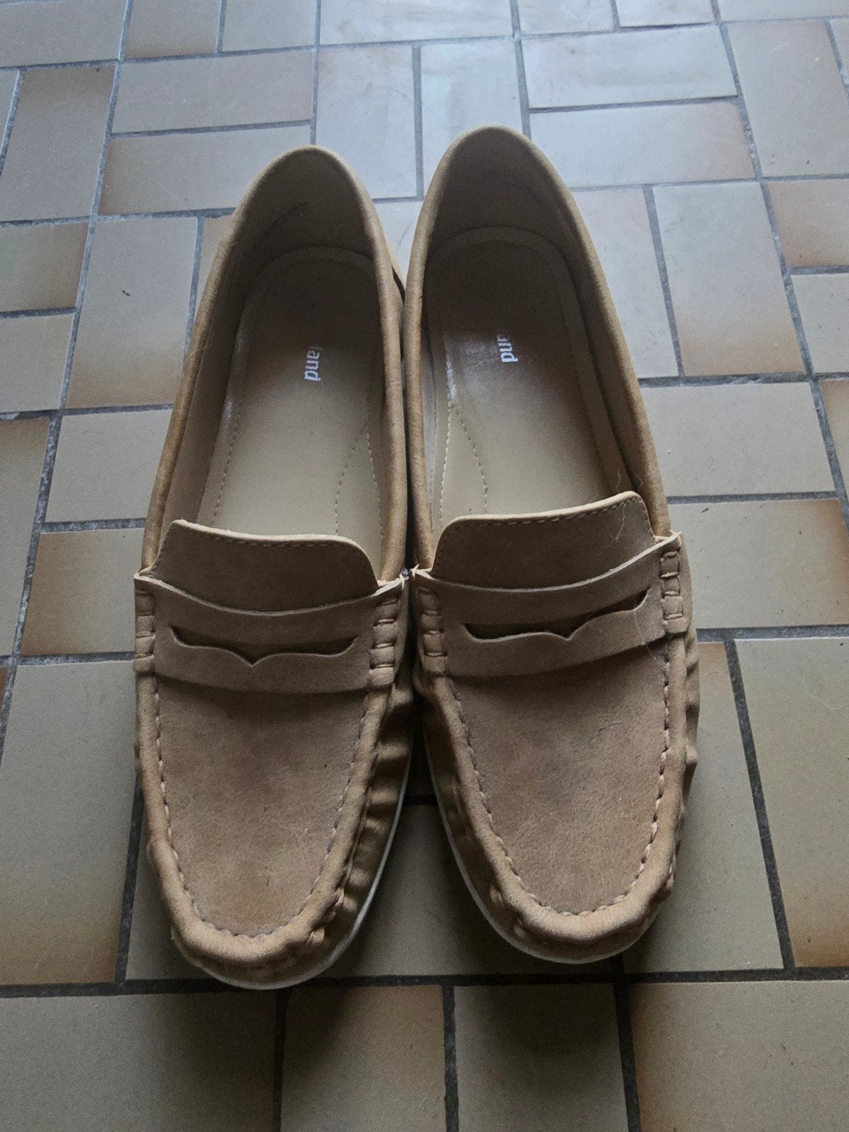 damesschoenen maat 38, Kleding | Dames, Ophalen, Beige, Dansschoenen, Zo goed als nieuw