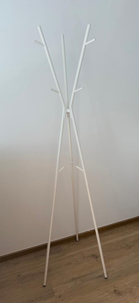 Porte-manteau blanc moderne et élégant, Enlèvement, Comme neuf