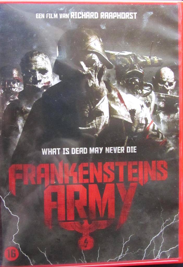 DVD HORROR/OORLOG- FRANKENSTEINS ARMY, Cd's en Dvd's, Alle leeftijden, Ophalen of Verzenden, Zo goed als nieuw, Vampiers of Zombies