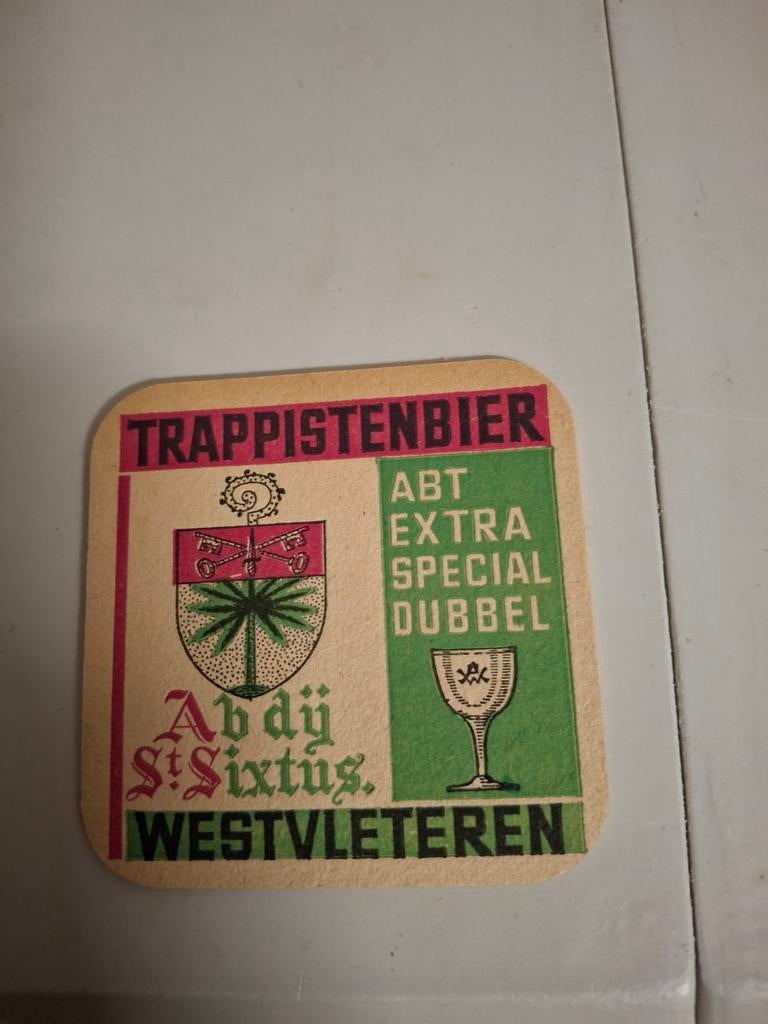 Oud bierviltje westvleteren trappist, Verzamelen, Ophalen of Verzenden