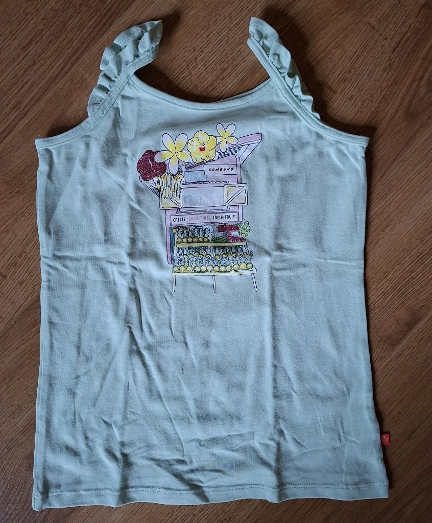 Someone lichtgroen topje 128, Enfants & Bébés, Vêtements enfant | Taille 128, Enlèvement ou Envoi, Chemise ou À manches longues